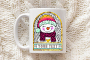 Snowman Coquette glitter Snowman png, an Illustration by Libby Wishes (Thumbnail 5 of 6)