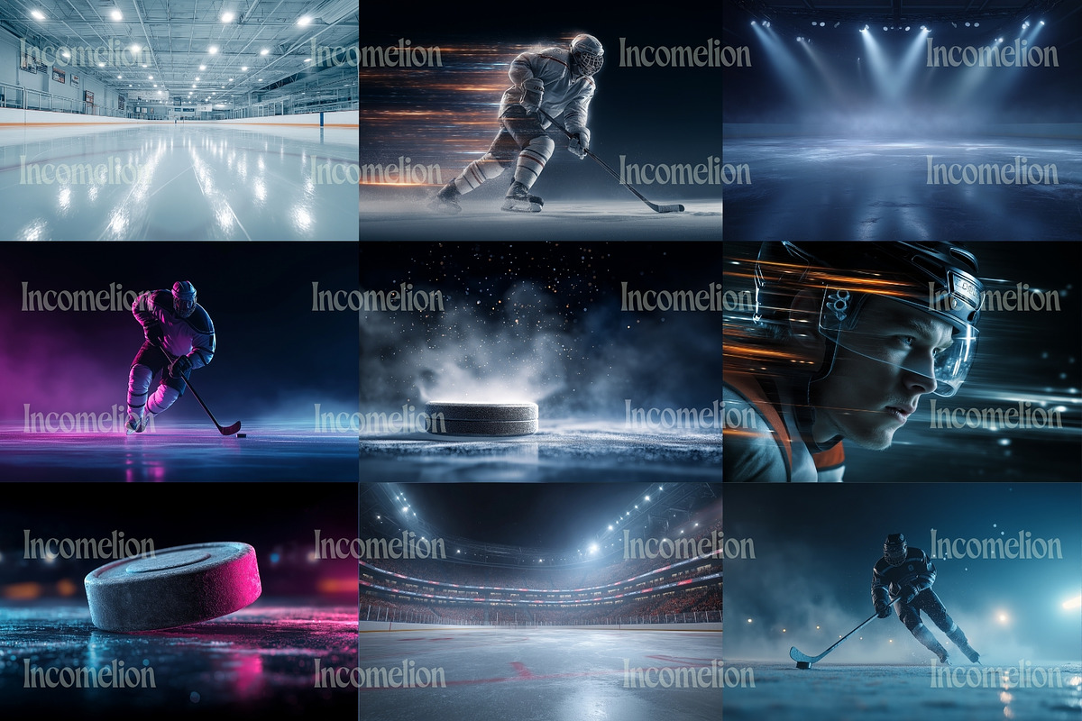 90 Cinematic Hockey Stock Photos, a Sports & Recreation Photo by Incomelion (Photo 6 of 14)