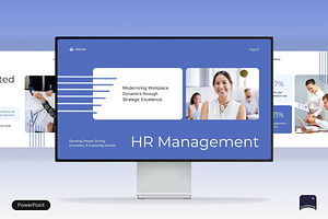 HR Management Presentation, a Presentation Template by Claymoon Lab