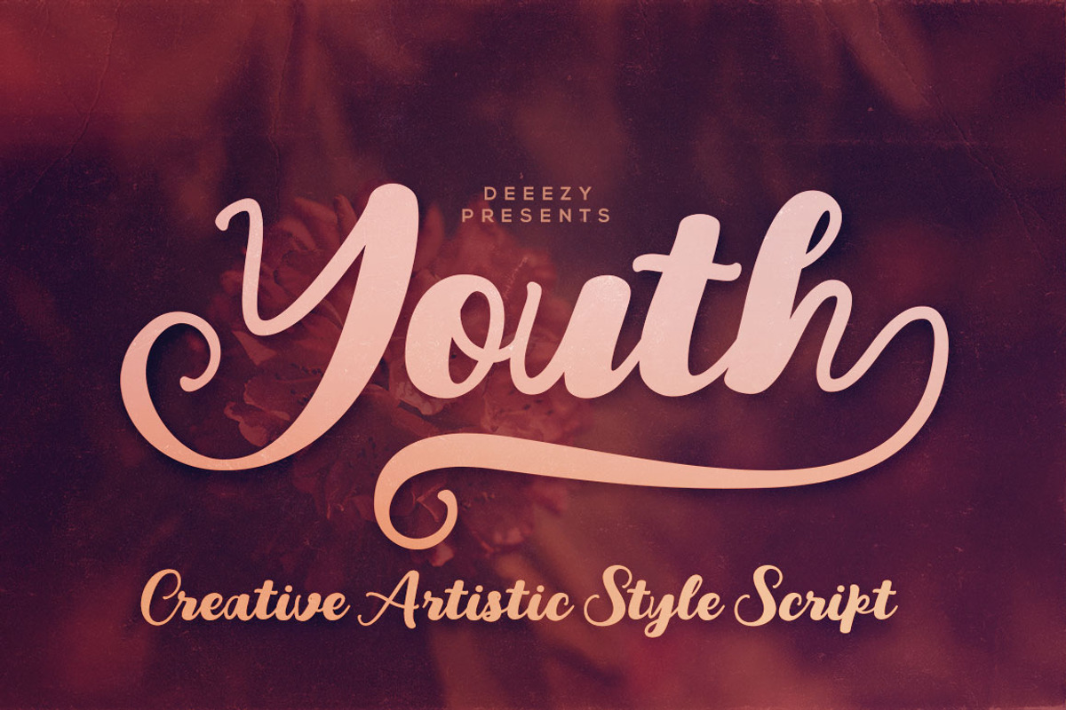 Youth Script Font preview 8
