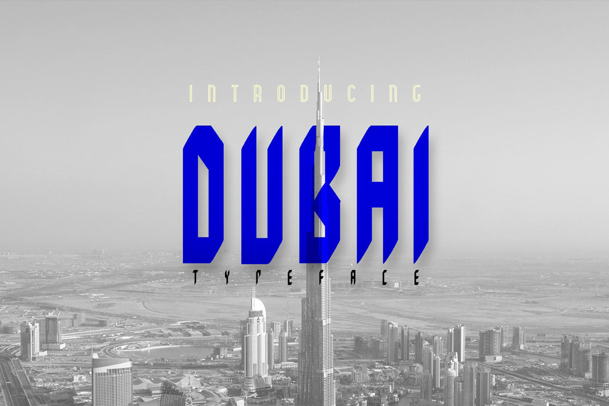 DUBAI Typeface