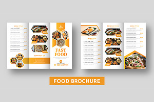 Food Menu Brochure Template