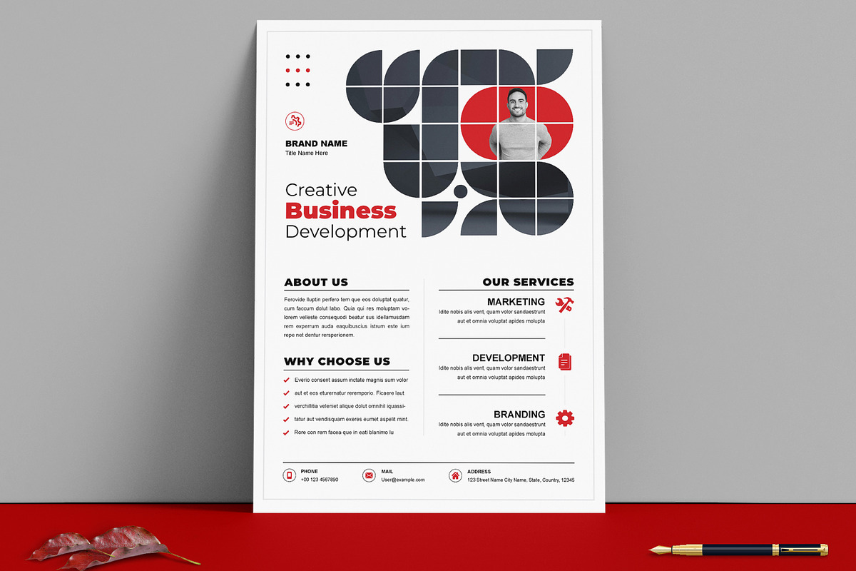 Corporate Flyer Design, a Flyer Template by MightyDesign (Photo 1 of 8)