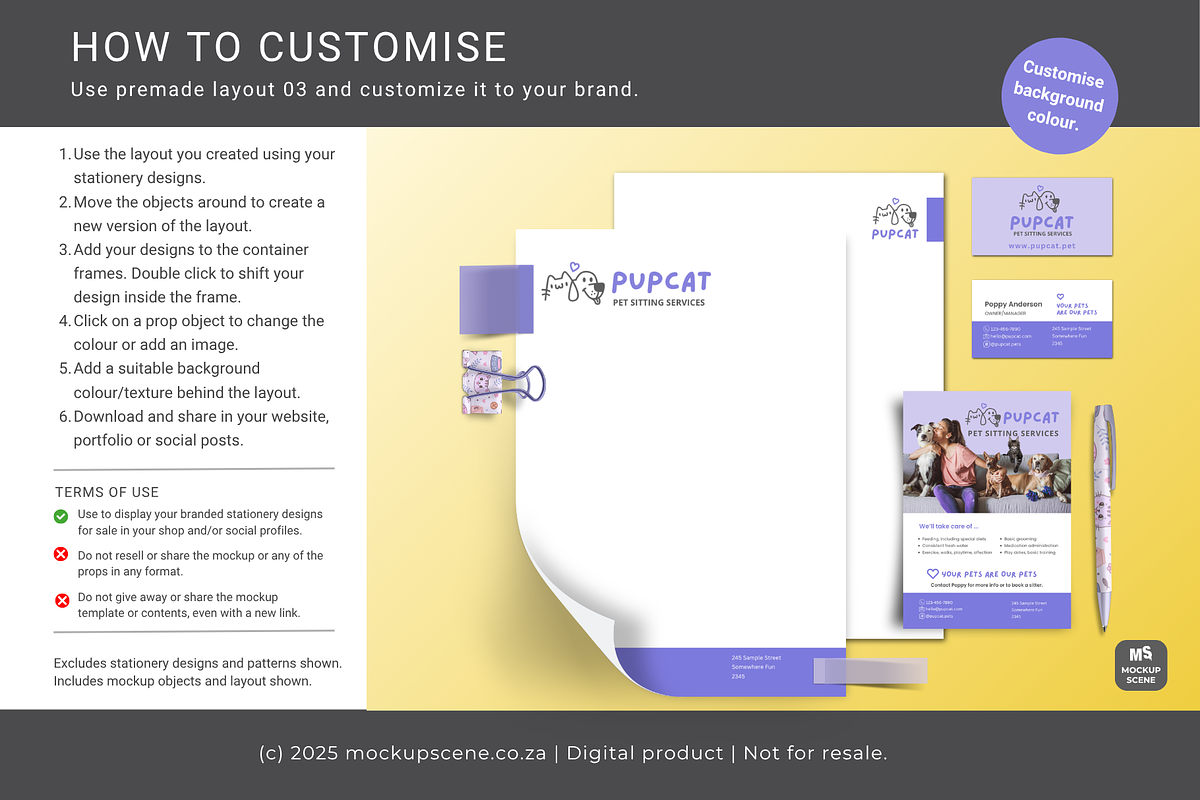 Brand Identity Canva Smart Mockup, a Mockup by Mockup Scene (Photo 9 of 11)