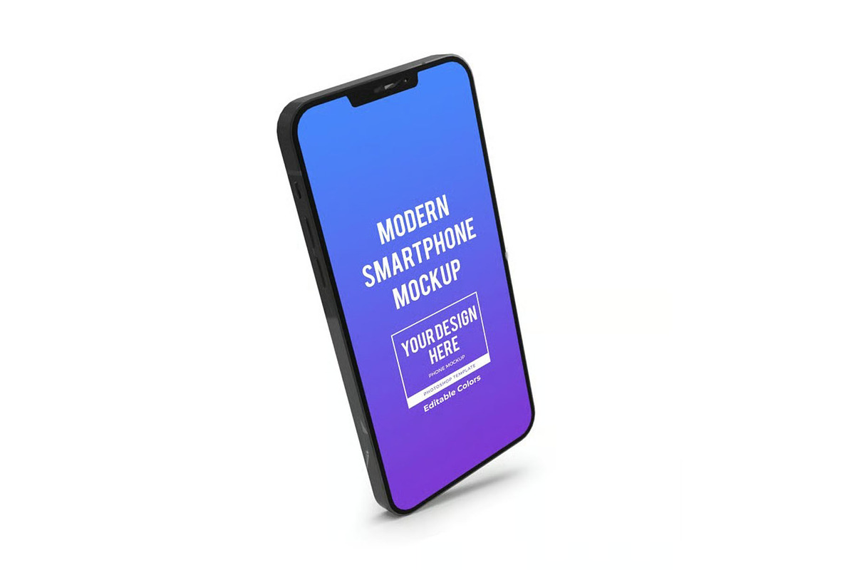 iPhone 13 Mockup Smartphone Template, an iPhone Mockup by DesignRushMarket (Photo 10 of 11)