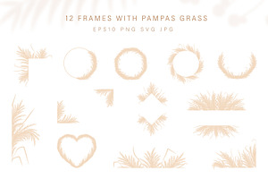 Pampas Grass Frame Collection