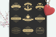 18 Wedding Logos and Badges, a Branding & Logo Template by Vasya Kobelev (Thumbnail 2 of 15)