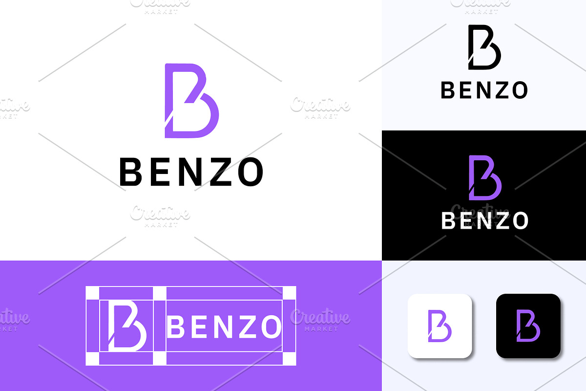Modern B Letter Logo Design, a Branding & Logo Template by Orin Creative (Photo 1 of 6)