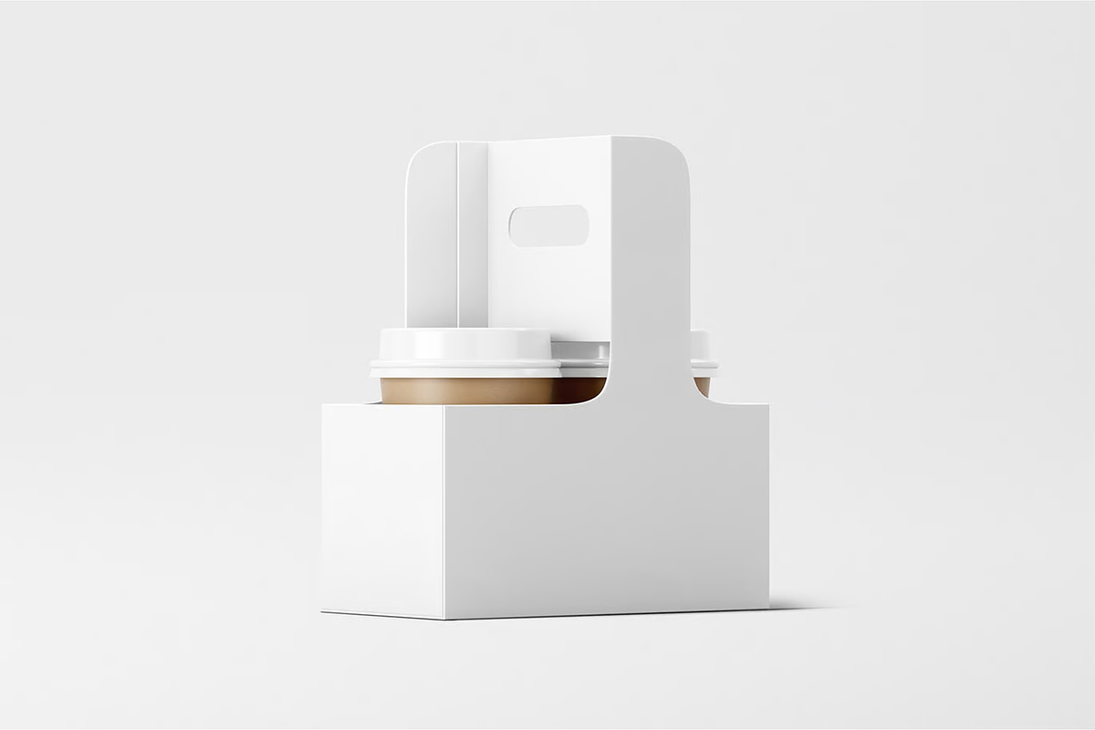 Coffee Cup Holder Mockup, a Cups & Container Mockup by Xtrahive (Photo 3 of 3)