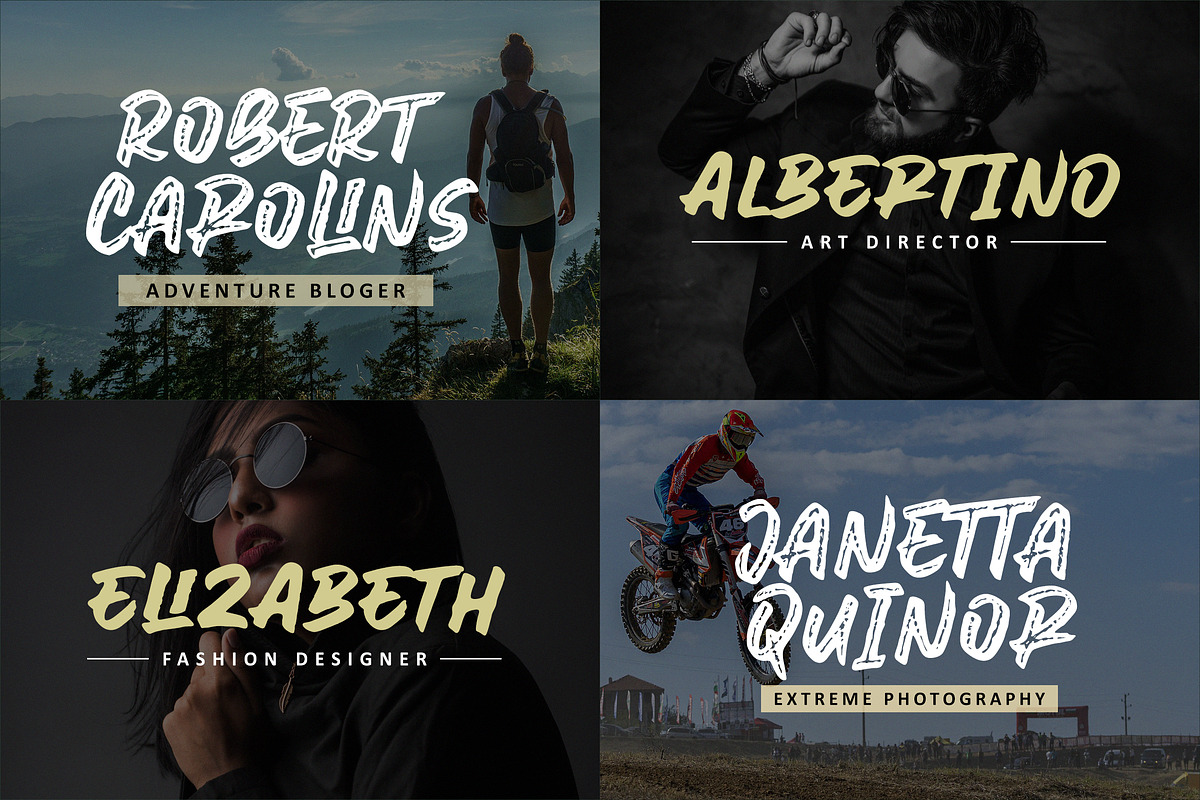 Awesome Journey / Brush Font preview 7