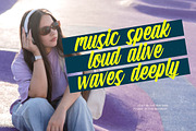 Chunky Slandis Bold Handwritten Font, a Script Font by stylishtype.co (Thumbnail 9 of 20)