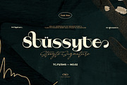 Stussyte Font Duo, a Serif Font by Tegh co. (Thumbnail 1 of 15)