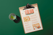 Italian Restaurant Menu, a Flyer Template by Neermana (Thumbnail 3 of 4)