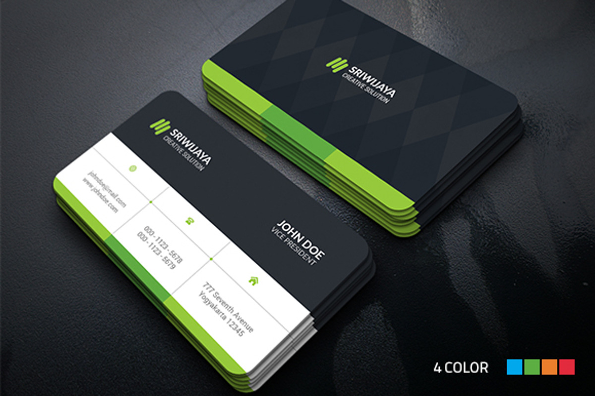 Corporate Business Card, a Business Card Template by InfinityArt (Photo 1 of 4)