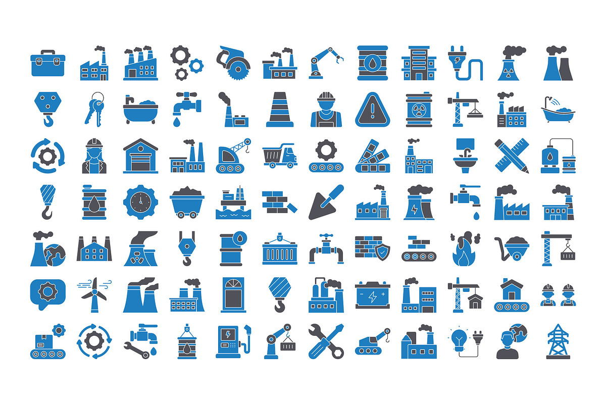Industrial & Construction, a Solid Icon by Vector Portal (Photo 4 of 6)