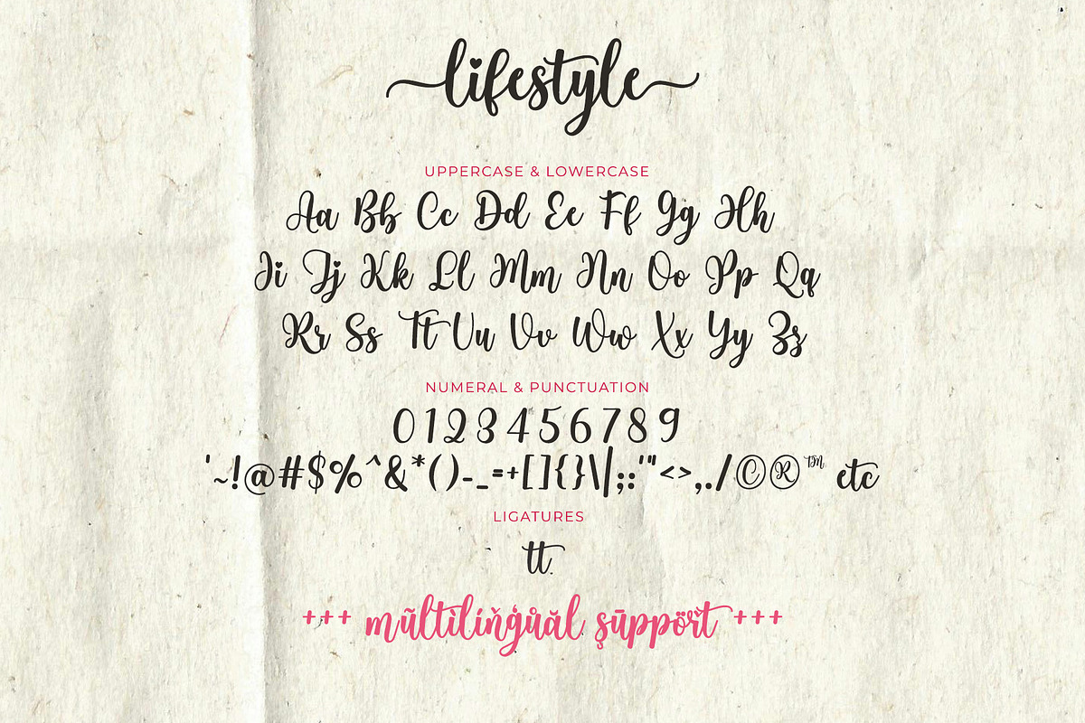 Lifestyle - Tail Swash Script Font, a Script Font by Airotype (Photo 10 of 12)