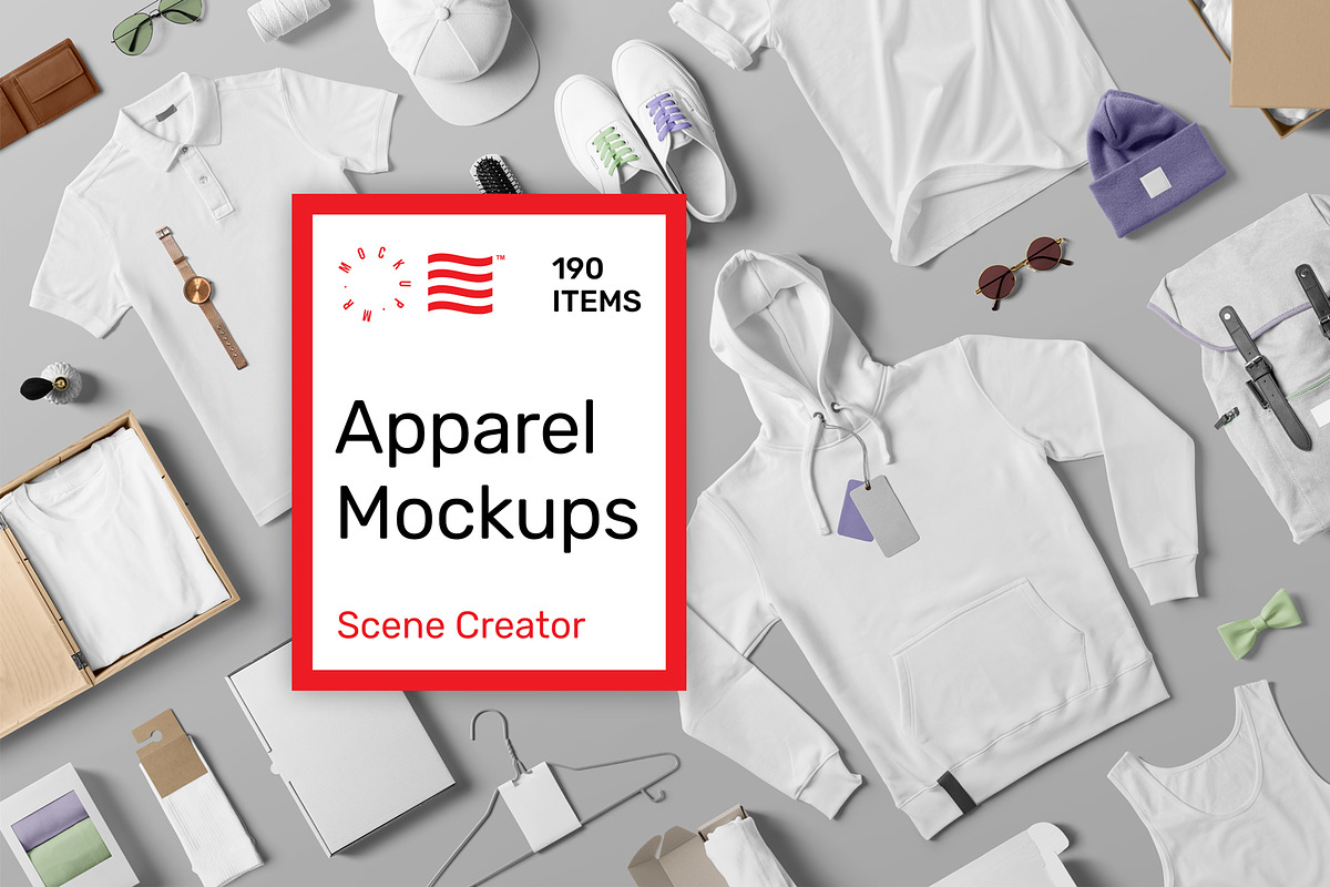 Apparel Mockups - Scene Creator, a Shirt Mockup by Mr.Mockup™ (Photo 1 of 16)