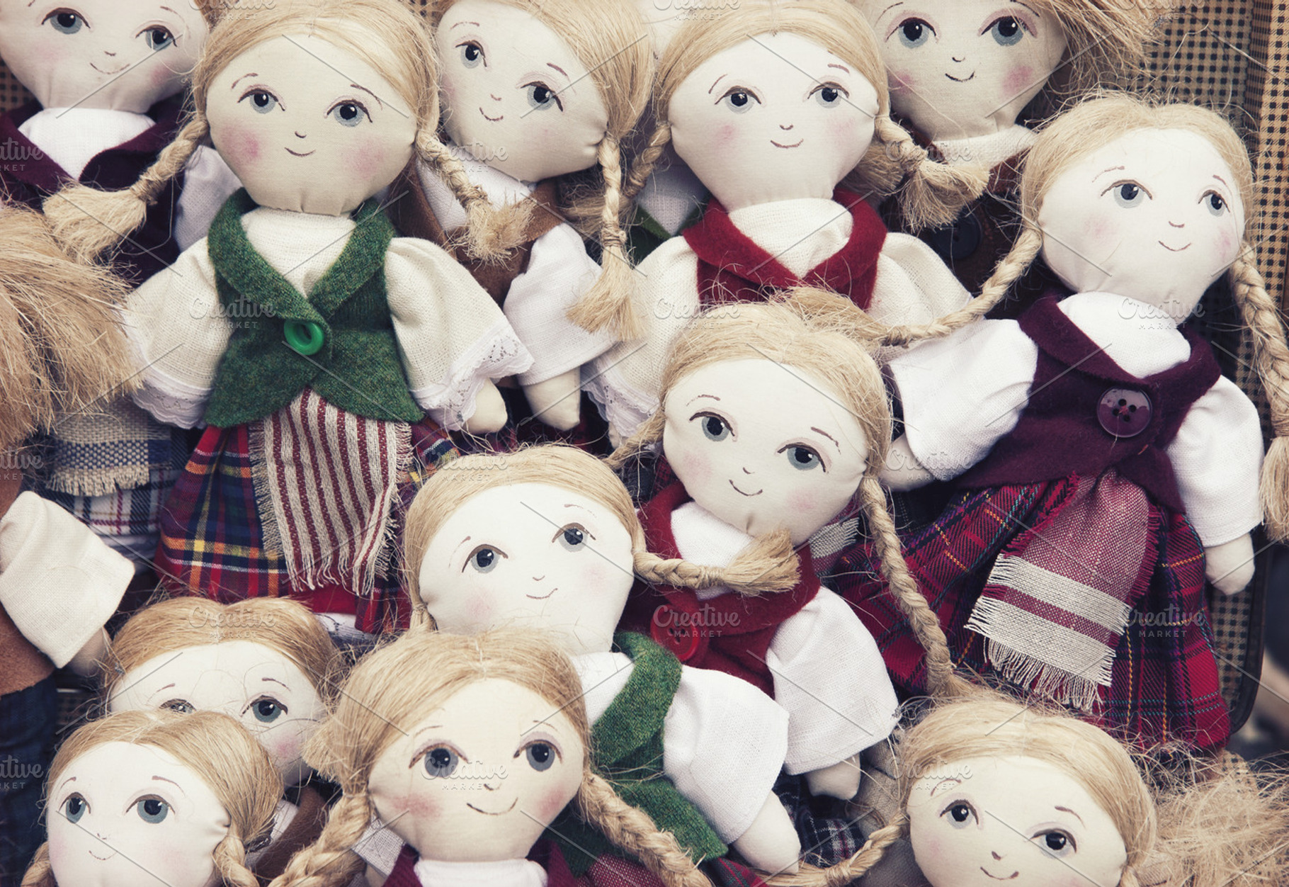 Handmade textile dolls, a School & Education Photo by BOOCYS