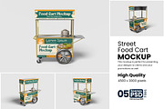 Street Food Cart Mockup, a Product Mockup by bimockup (Thumbnail 1 of 6)