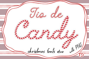 Tis De Candy Font Duo