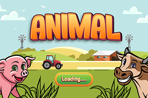 Pong Game - Animal Gaming Font