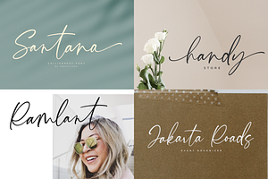 Calligraphy Font Bundle