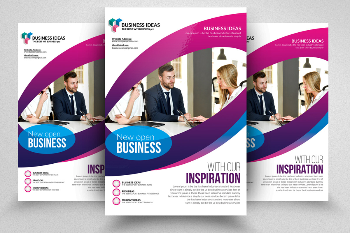 100 Business Flyers Mega Bundle, a Flyer Template by Design Up (Photo 12 of 100)