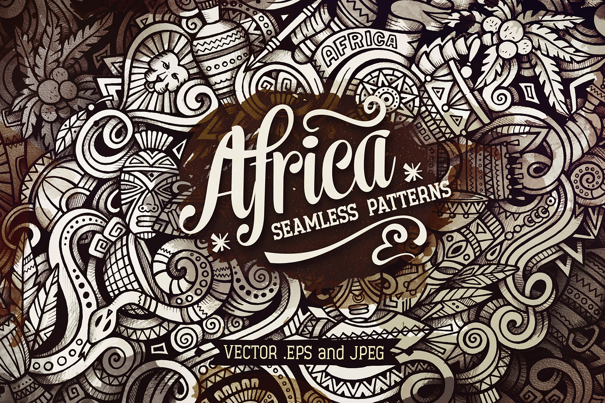 Africa Graphics Patterns, a Pattern Graphic by BALABOLKA (Photo 1 of 5)