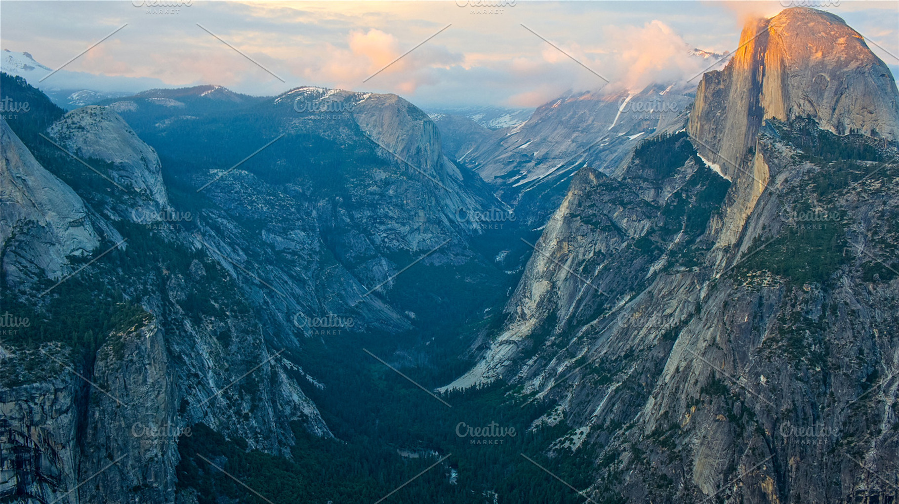 Night Falls on Yosemite
