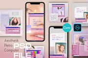 Aesthetik Canva & PS Retro Insta, a Social Media Template by Dirtytemp Studio (Thumbnail 2 of 5)