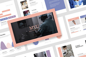 Myu : Medical Report Powerpoint, a Presentation Template by Punkl Camp