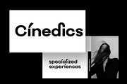 Cinedics, a Sans Serif Font by Ryul Davidson (Thumbnail 1 of 15)