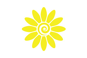 Chamomile. Flower. Isolated graphic, an Outline Icon by RODINA