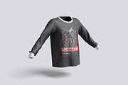 Long Sleeve T-Shirt Mockup, a Shirt Mockup by xavier_studio (Thumbnail 3 of 5)