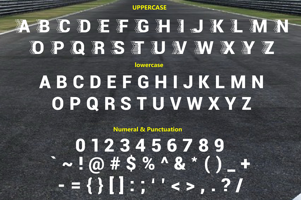 Full Speed, a Font by da_only_aan (Photo 3 of 6)