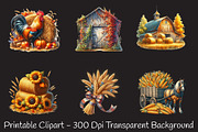 Antique Farming Autumn Sublimation, a Seasonal Illustration by RobertsArt (Thumbnail 5 of 7)