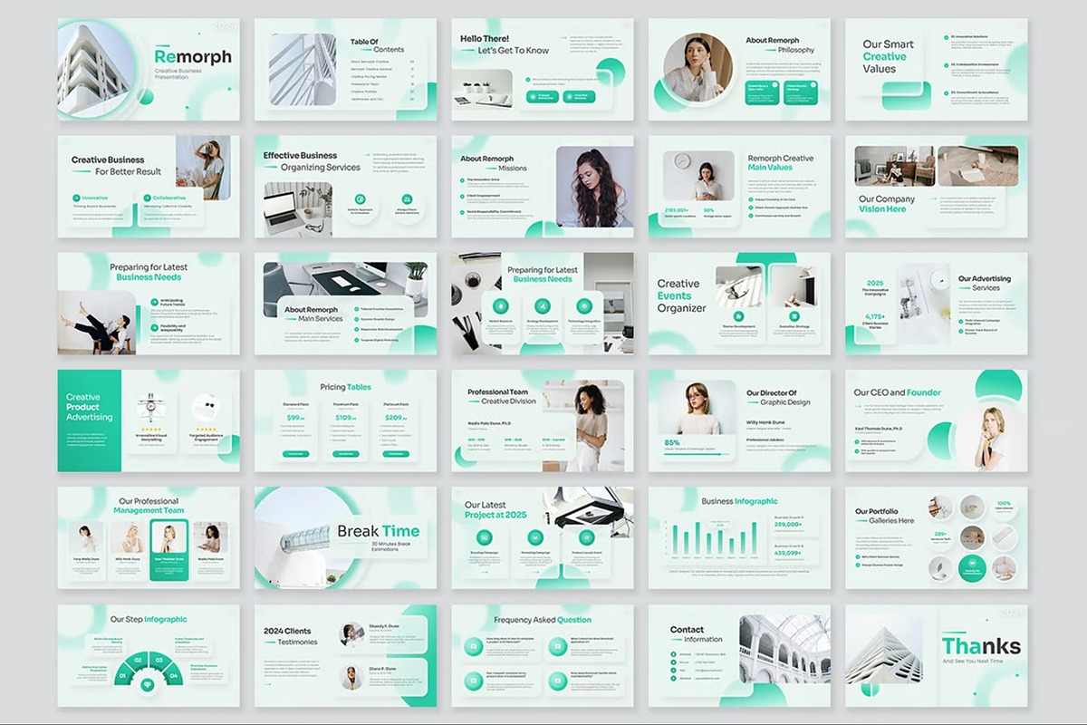 Creative Presentation Keynote, a Presentation Template by Fit-tee (Photo 4 of 10)