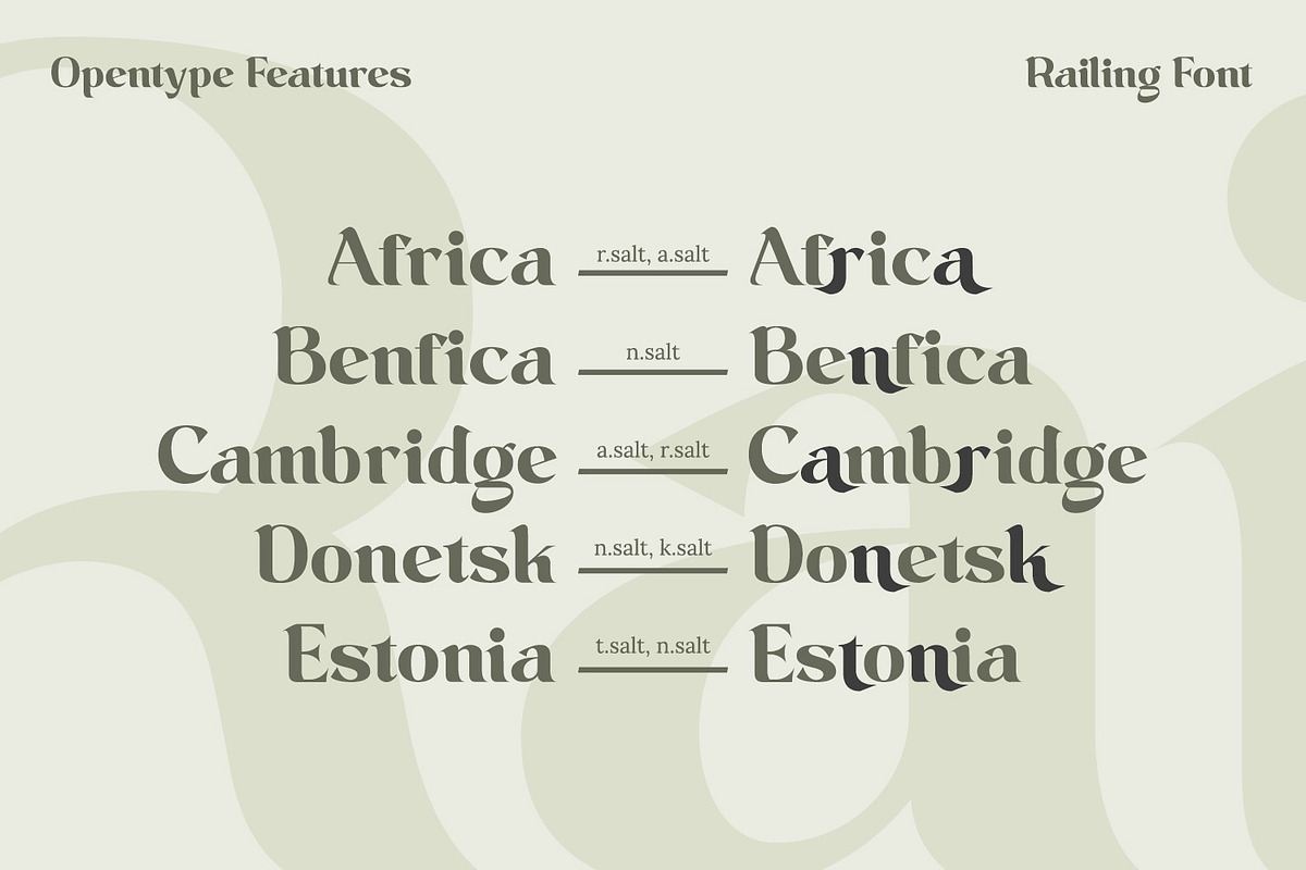 Railing, a Script Font by Nathatype (Photo 8 of 10)