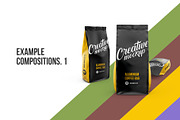 Coffee Pouch Mockup. 6 in 1 Pack, a Packaging Mockup by easymock (Thumbnail 8 of 12)