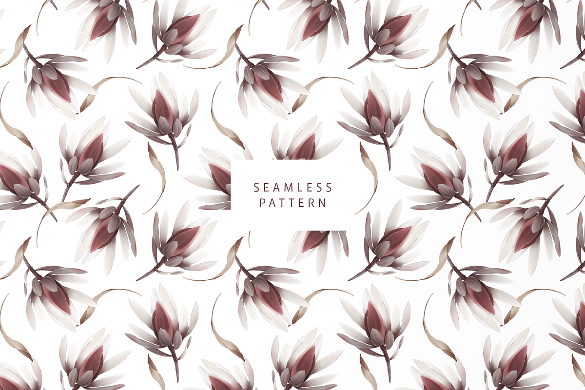Protea | Seamless pattern, a Pattern Graphic by Karma (Photo 15 of 18)
