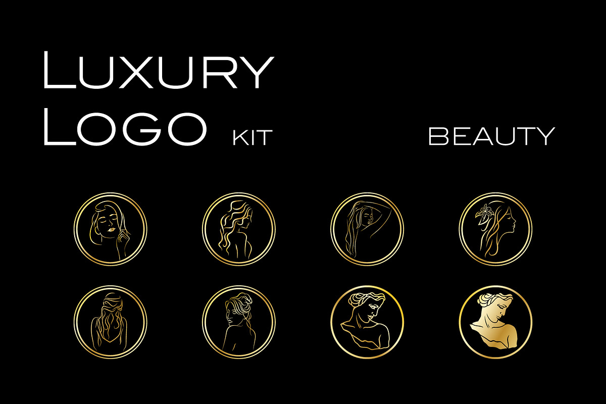 Luxury Logo Kit - Beauty, a Branding & Logo Template by Luxury Logos (Photo 1 of 12)