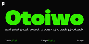 Otoiwo Grotesk Ultra Wide