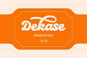 Medina Retro Food Script Font, a Script Font by Serbaneka Studio (Thumbnail 3 of 9)