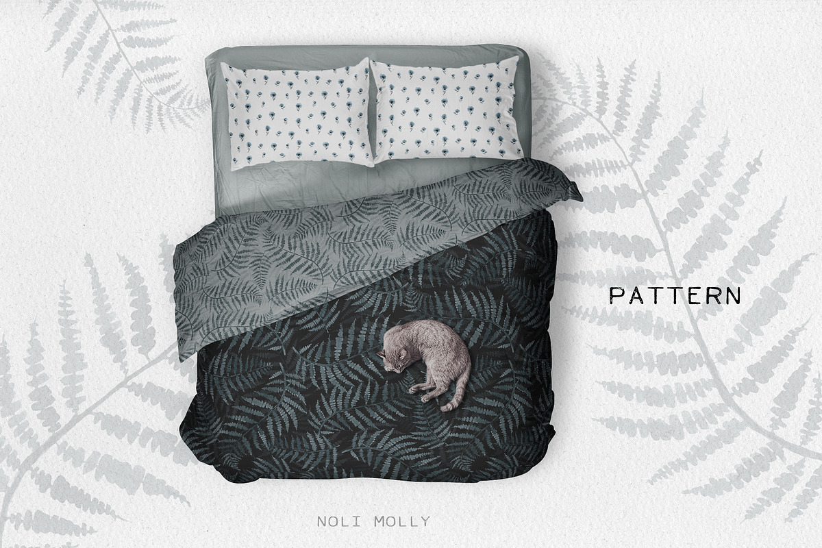Indigo Plants. Watercolor set., an Illustration by Noli Molly Store (Photo 4 of 6)