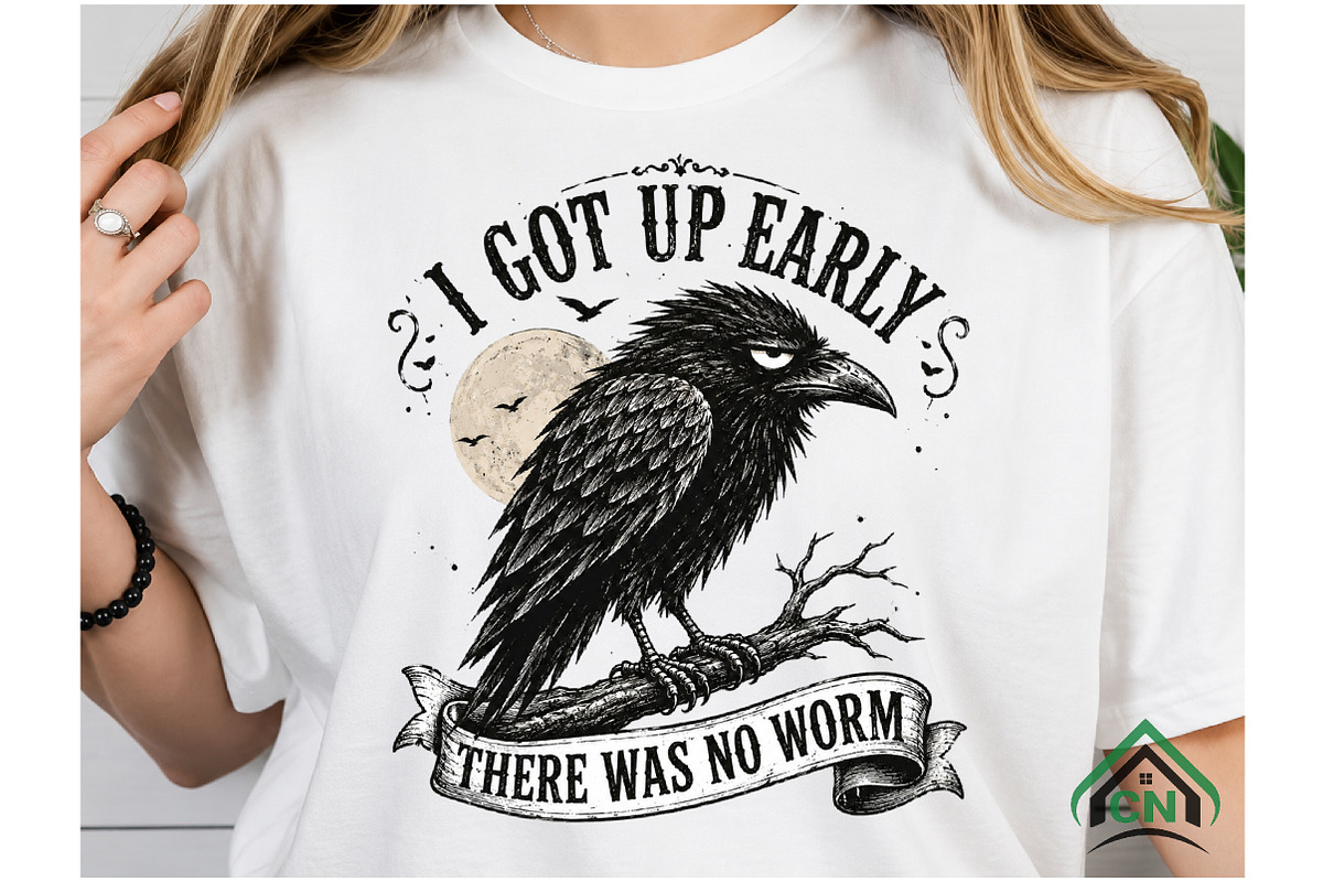 I Got Up Early There Was No Worm PNG, a Seasonal Illustration by Craft Nest (Photo 4 of 5)