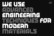 Vyke - Bold Modern Futuristic Font, a Sans Serif Font by Pekotype (Thumbnail 8 of 15)