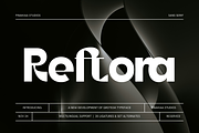 Reftora Modern Sans, a Sans Serif Font by Pinakiaa Studios (Thumbnail 1 of 9)