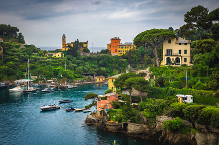 Spectacular bay of Portofino, an Architecture Photo by Alpine Dreams
