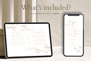 Canva Elegant* Wedding Invitation, an Invitation Template by ElladesignCo (Thumbnail 2 of 4)