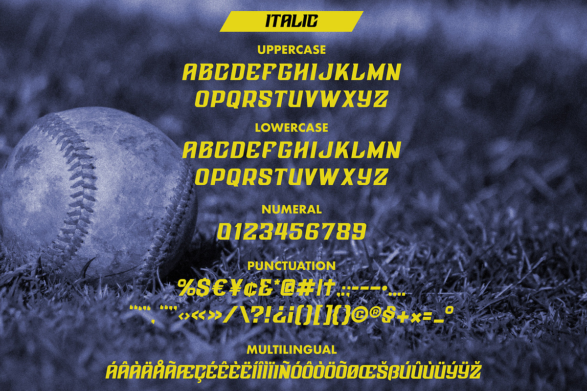 ALPHA PLAYER 2 styles font preview 3